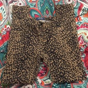 Cute girls Leopard print Jeggings!